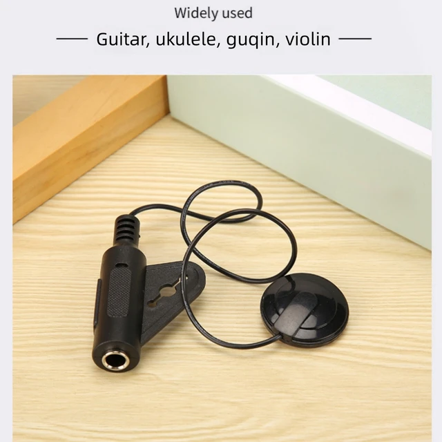Pickup Piezo Per Chitarra E Ukulele - Trasduttore Per Amplificazione Da Applicare Senza Fori - Foto 11