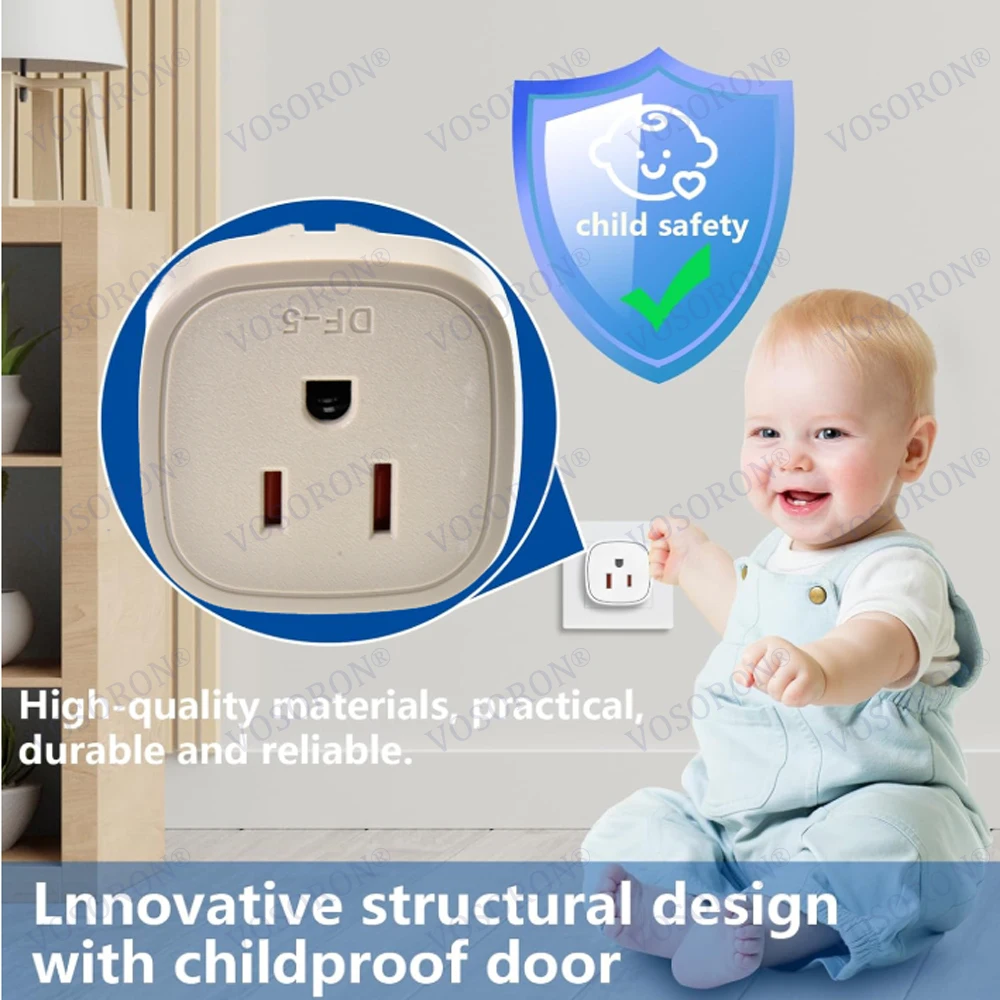 American USA To European Plug Adapter&ndash;Type E/F Schuko Plug Adapter-Use in Germany, France, & More&ndash; For Mobile, Laptop