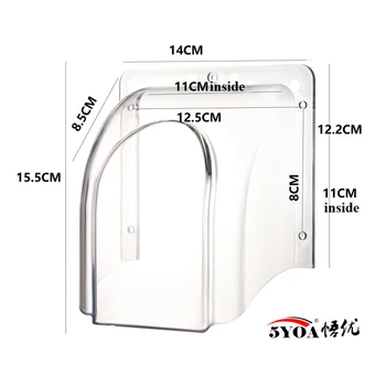 Doorbell Button Shell 86 Mode Style Waterproof Cover Rainproof Case Rain Protector Protection Access Control Keypad Card Reader 1