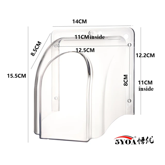 Doorbell Button Shell 86 Mode Style Waterproof Cover Rainproof Case Rain Protector Protection Access Control Keypad Card Reader 1