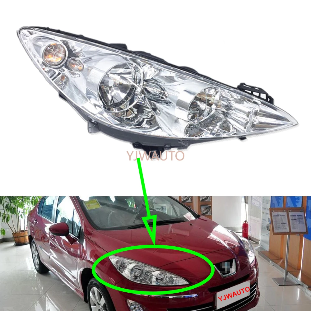 Headlights For Peugeot 408 20082013 Headlamp Assembly Car Light Daytime Running Light Auto