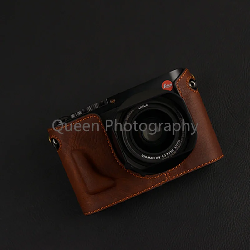 Custodia In Vera Pelle Di Vacchetta Fr Leica Q Q2 Qp Custodia Protettiva Per Fotocamera Da Lavoro Manuale Base Per Scatola Di Custodia Protettiva Milw