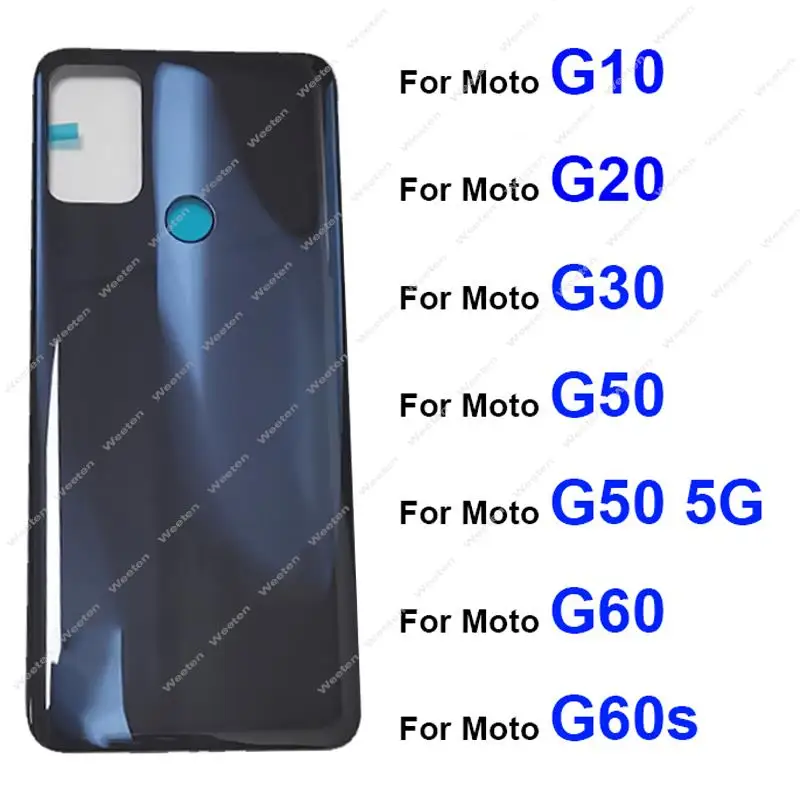Coperchio In Vetro Dell'Alloggiamento Della Porta Della Batteria Per Motorola Moto G10 G20 G30 G50 G60 G60S G50 5G Coperchio Dell'Alloggiamento Della 