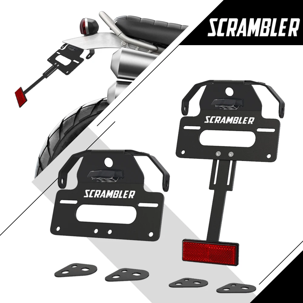 

Rear Tail Tidy Fender Eliminator KitFor Scrambler 1200 XE XC X 2019 2020 2021 2022 2023 2024 2025 License Plate Holder Bracket