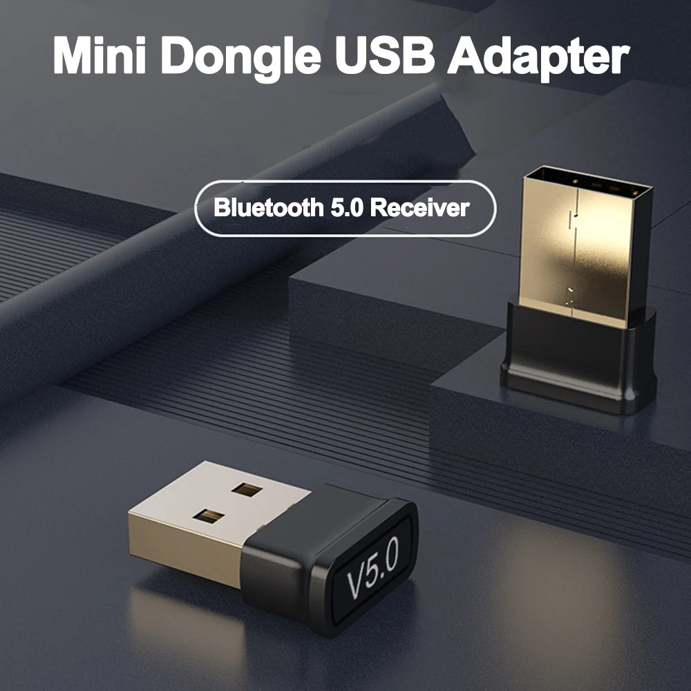 

Мини USB Bluetooth совместимый адаптер 5,0 приемник передатчика аудио донгл беспроводной USB адаптер для компьютера ПК ноутбука RTL8761