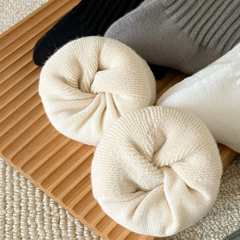 남성용 스트라이프 빈티지 일본 스포츠 양말, 수건 바닥 중간 튜브 양말, 두꺼운 커플 양말, 니트 캐주얼 양말