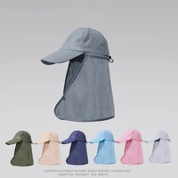 Multifunction Quick Drying UV Protectio Hat Outdoors Water-resistant Baseball Baseball Cap For Men With Face Neck Protection 1