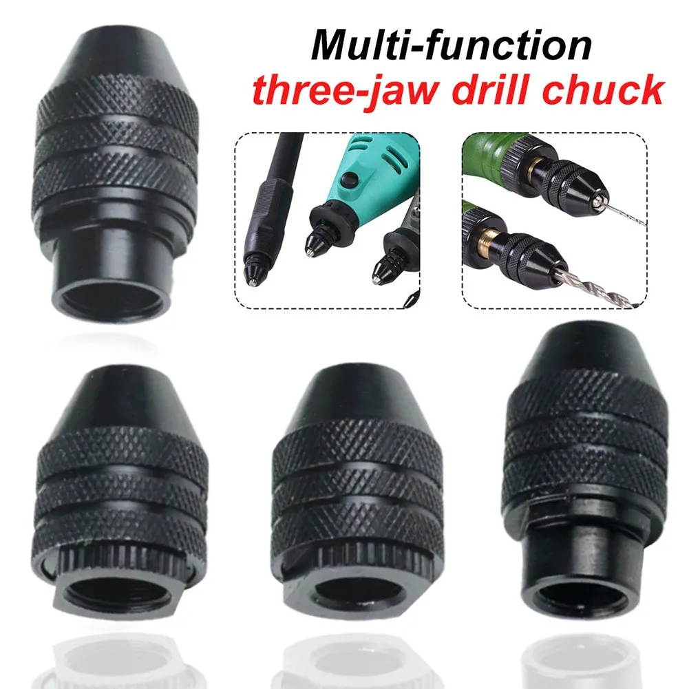 

0.3-3.4mm Drill Chuck Adapter 0.75mm M7 M8 Multi Electric Grinder Three-jaw Drill Chuck Quick Change Chuck Machinery Accessories