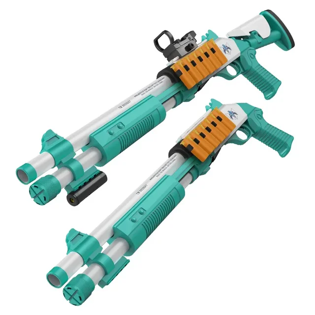 XM1014 Soft Bullet Shell Ejection Toy Gun Model Manual Airsoft Rifle Foam Darts Blaster Armas For Adults Boys CS Fighting Go 6