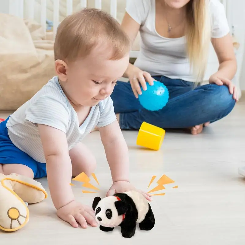 Moving Animal Toys For Kids Walking Dog Cat Electronic Pet Barking Dog Companion Animal Electric Pets Battery Operated Tail 3