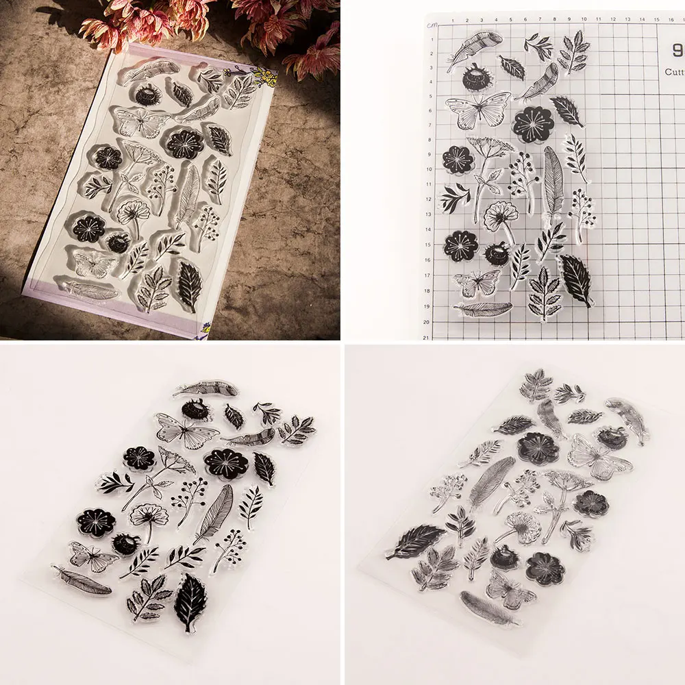Für Spaß Retro Transparent Silikon Stempel Siegel Ledger Stempel für Scrapbooking DIY Dekor Gummi Stempel Karte, Der Handwerk Liefert – Detail 7