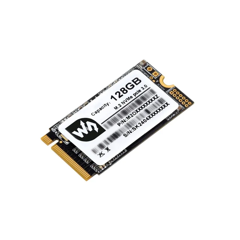 Waveshare SK M2 NVME 2242 128GB / 256GB / 512GB High-speed Solid State Drive, High-speed Reading/Writing
