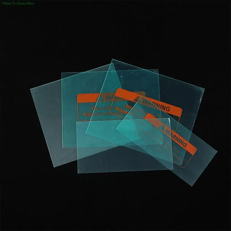 Protective Plastic Plate(PC) Cover 5Pcs/Set Auto Darkening Welding Mask Welding protection Glass Filter Replacement