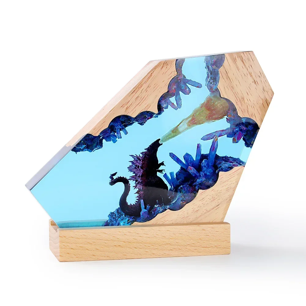 Foreign Trade Creativity City War Series Night Light Ornament Epoxy Resin Handicraft