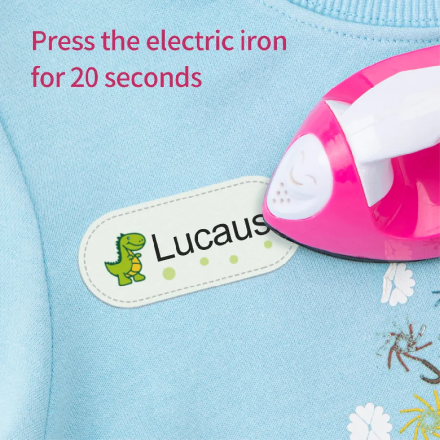 Customized Ironing Labels Personalized Name Clothes Bag Towel For Kids Baby Children Names School Waterproof Labels Brand Tags clothing labels name tags garment labels