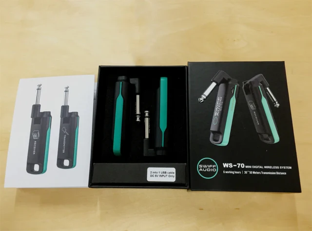 Sistema Wireless Per Chitarra LEKATO WS70 - Trasmettitore E Ricevitore, Bassa Latenza, Ricaricabile - Foto 6