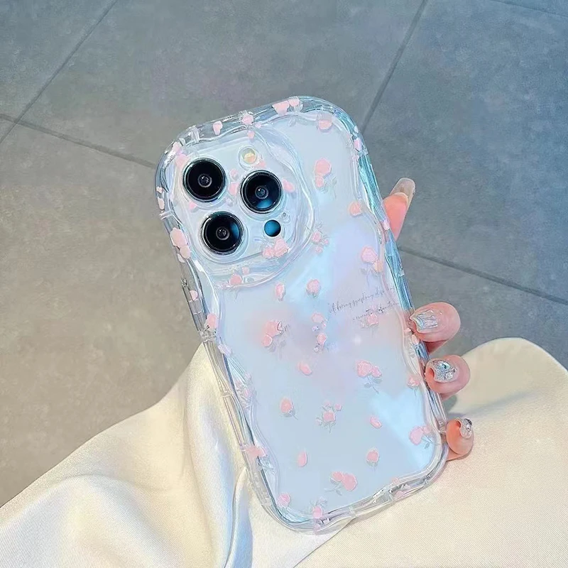 Elegant Butterfly Rose Flower Phone Case Cover