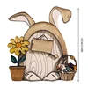 Dollhouse Mini Home Decorations Wood Fairy Elf Door Fairy Tale Gate Door Decoration Craft Ornaments Garden Courtyard Decoration 5