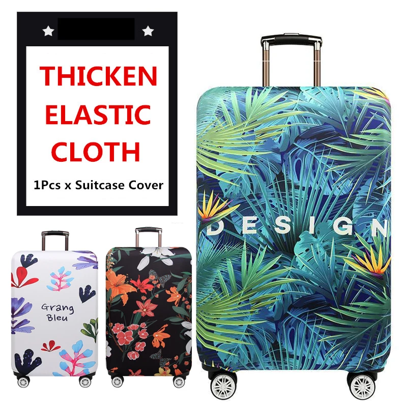 

30-32inch Thicken Suitcase Cover High Elastic Luggage Protective Sleeve Travel Necessary Trolley Luggage Dust Accessories Items