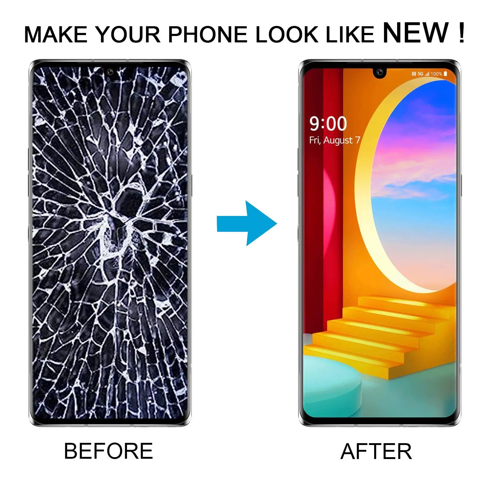 For LG Velvet 5G US Version LCD Screen Digitizer Full Assembly with Frame