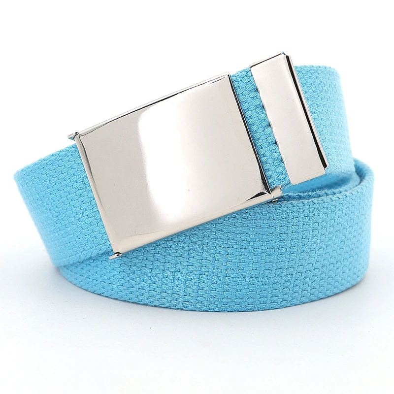 Unisex Breathable Canvas Tactical Belt for Jeans – Adjustable Fashion Accessory
