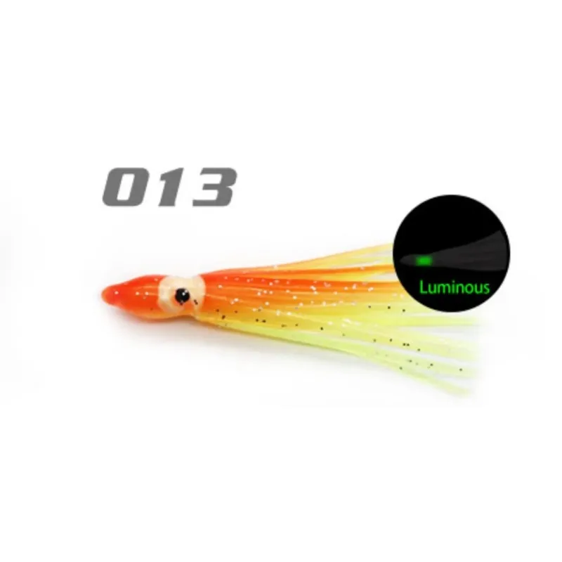 5 pièces poulpe Swimbait 23g 9 cm appât de pêche souple jupe queue leurre de pêche eau salée tête plombée en métal leurre sébaste Lingcod bar pêche – acheter aux petits prix