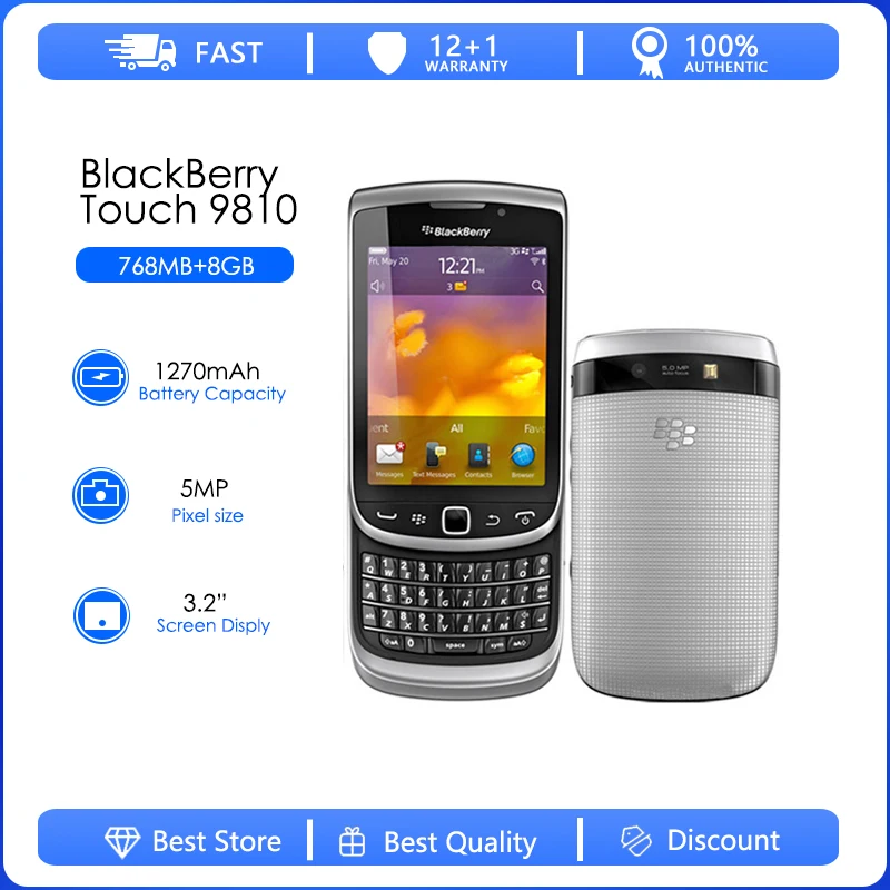 Blackberry Torch 9810 Refurbished- Original Blackberry 9810 Smartphone Unlocked 3g Wifi Gps 8gb Storage Cellphone - Mobile Phones - AliExpress バイデン政権は制裁強化 Blackberry Priv と Blackberry Torch 9810 スマートフォン本体