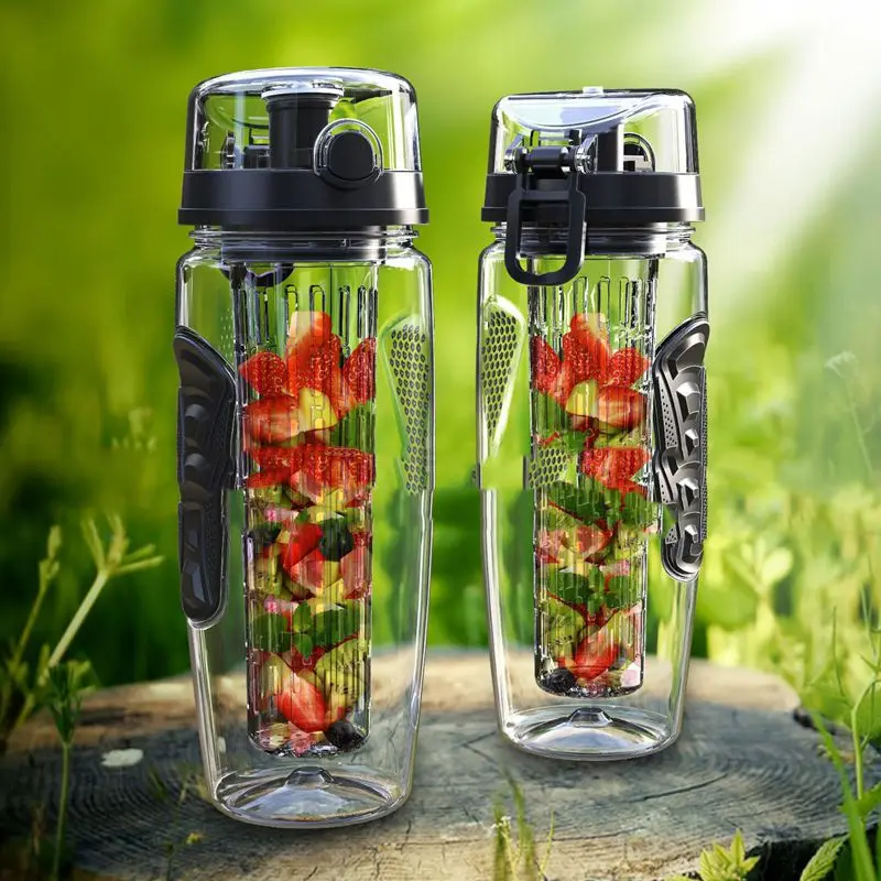 Fruit Infusing Infuser Water Bottle 1000Ml 32Oz Plastic Sports Detox Health water bottle,sports water bottle,sports bottle,plastic water bottle