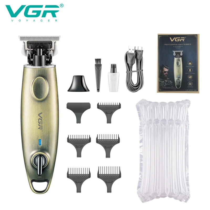 VGR مكينه حلاقه رجالي أصلي فينتاج مقص الشعر المهني...