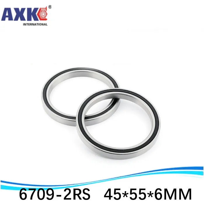 

88888 The High Quality of Ultra-thin Deep Groove Ball Bearings 6709-2RS 45*55*6 Mm * Inch Bearing AXK Steel Ra 0.8 Machinery 99