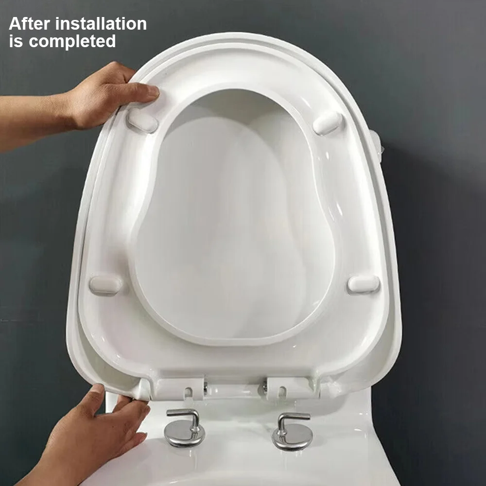 Stainless Steel Toilet Seat Hinge Flush Toilet Cover Mounting Connector Lid Hinge Mounting Fittings Replacement Parts