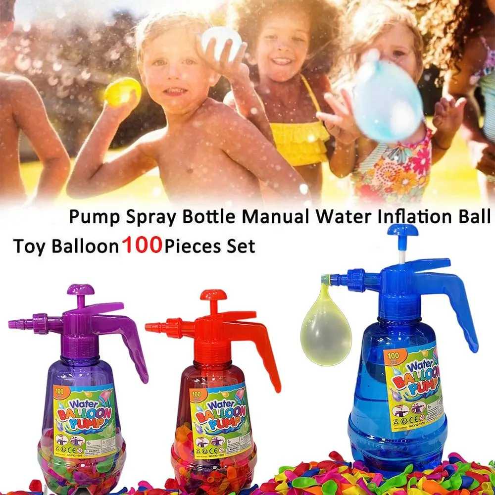Outdoor Activities Air Water Bomb Balloon Pump Sand Pool Water Toys Large Capacity Water Balloon Pump Automatic Sealing Balloons 2