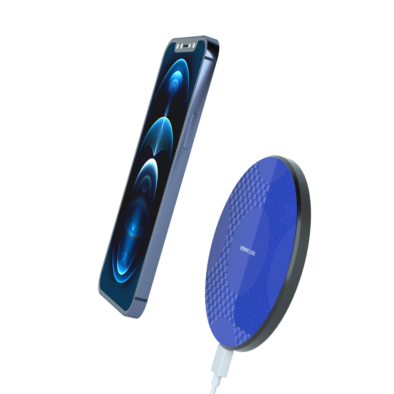 Caricabatterie Qi Veloce Da 10W Wireless Per Huawei P30 Pro New Edition Xiaomi 12 Pro Motorola Moto Z4 Caricabatterie Wireless Pad Di Ricarica Nuovo