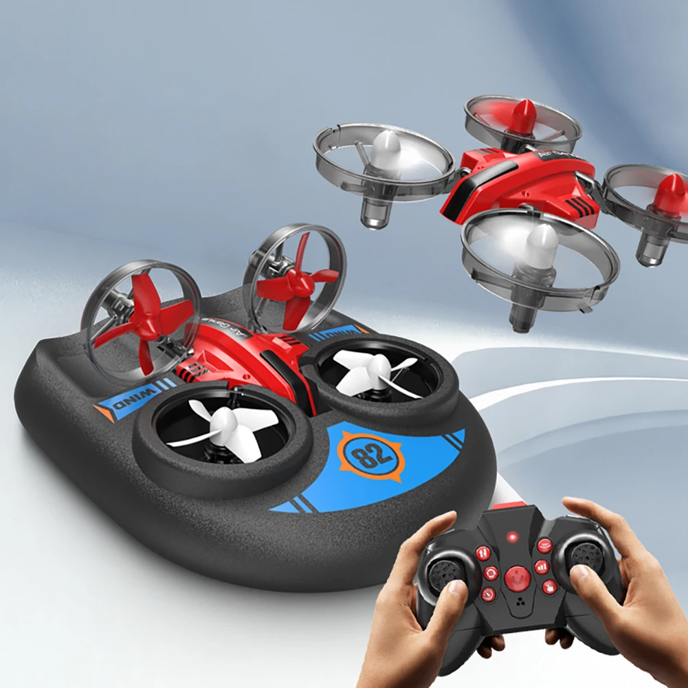 3-In-1 2.4G Rc Drone Boat Model Toys Mini Rc Vehicle Quadcopter Boat Toys Birthday Gifts For Boys Girls