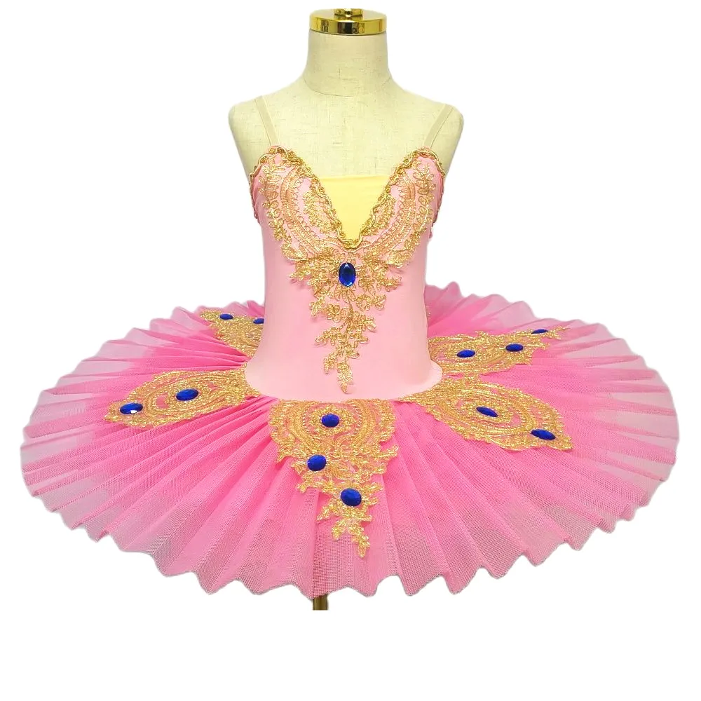

Pink Ballet Tutu Skirt Tulle Dress Professional Swan Lake Ballerina Pancake Tutu Adult Girls Ballet Dress Kids Dance Costume
