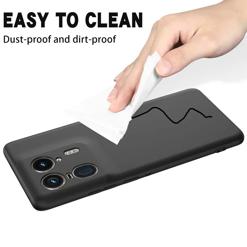 ELVEV Shockproof Liquid Silicone Protective Phone Cover