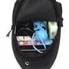 Durable & Spacious Men's Sling Backpack - Multifunctional Travel & Sport Bag with Phone Charging Port & Earphone Hole 5