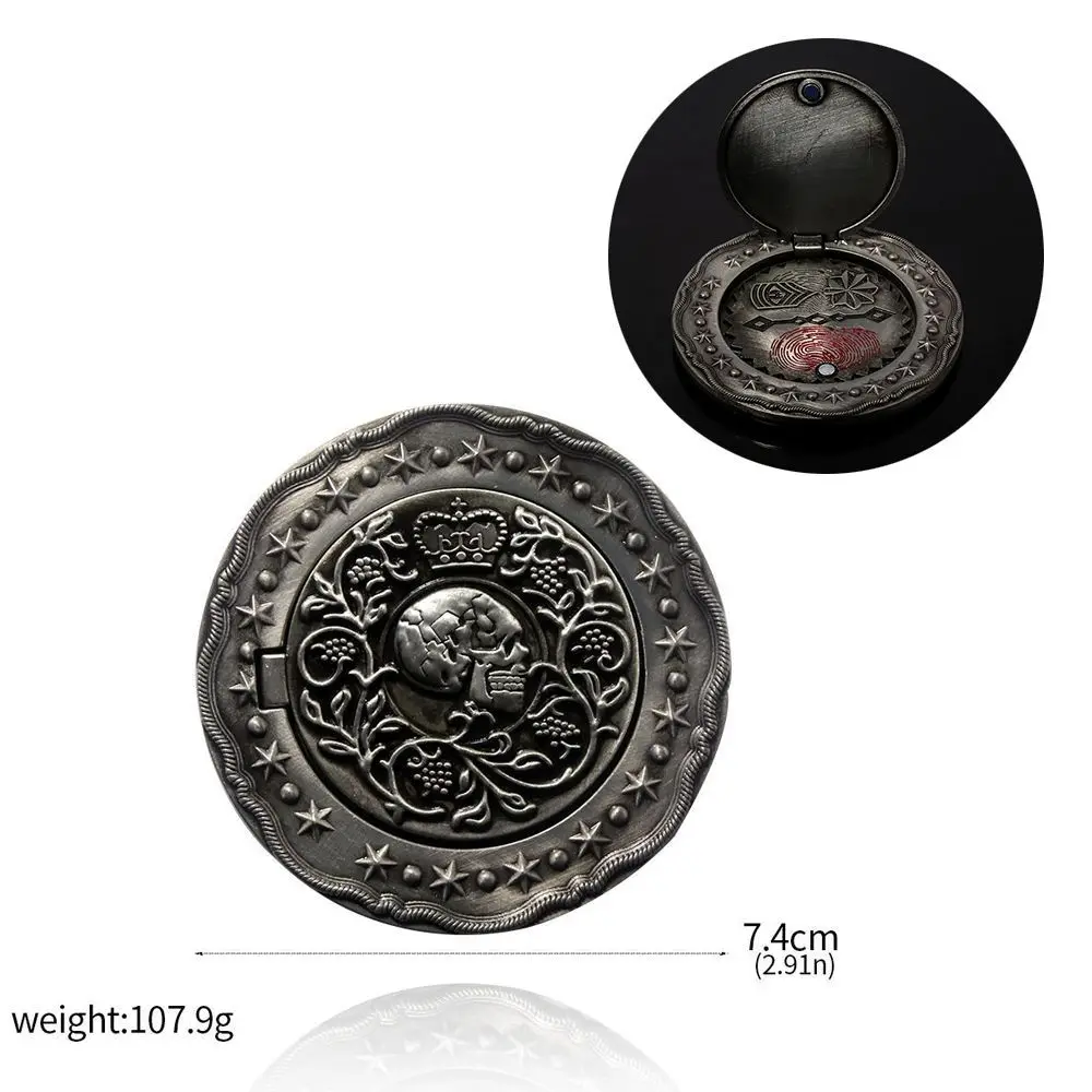 Large Skull Keychain with Magnetic Coin and Blood Oath Marker - Inspired by John Wick