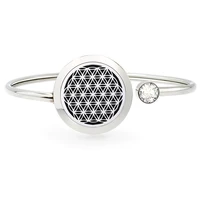 Hot 25mm Stainless Steel Aromatherapy Locket Bracelet Bangle Essential Oil Perfume Locket Bracelet Jewelry Free 10pads as gift 2