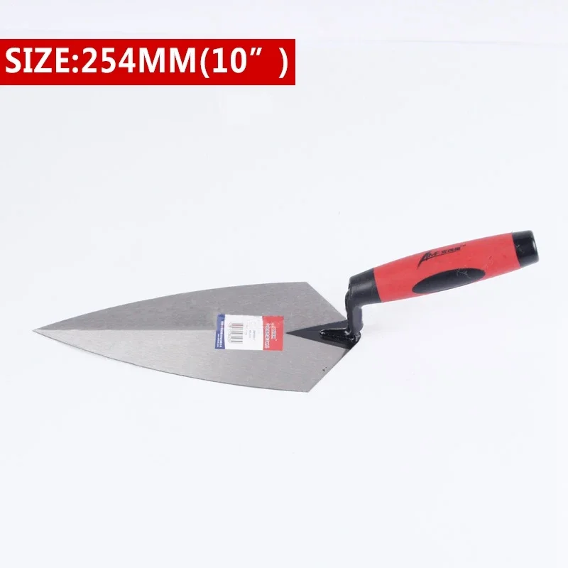 Construction Tools Putty Knife Brick Trowel Laying Carbon Steel Blade Pointing Plaster Tool 5/6/10/11/12 Inch putty knife scraper bricklaying trowel