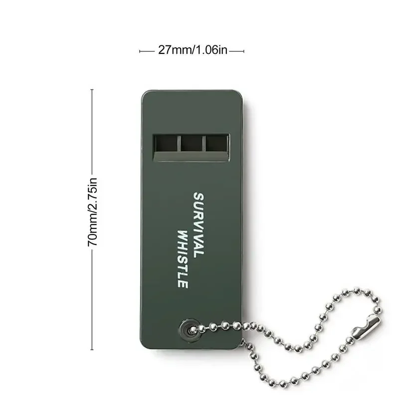 1-10PCS 3-Frequency Whistle High Decibel Survival Whistle Outdoor Hiking Camping Hunt Whistles Emergency Survival Tools