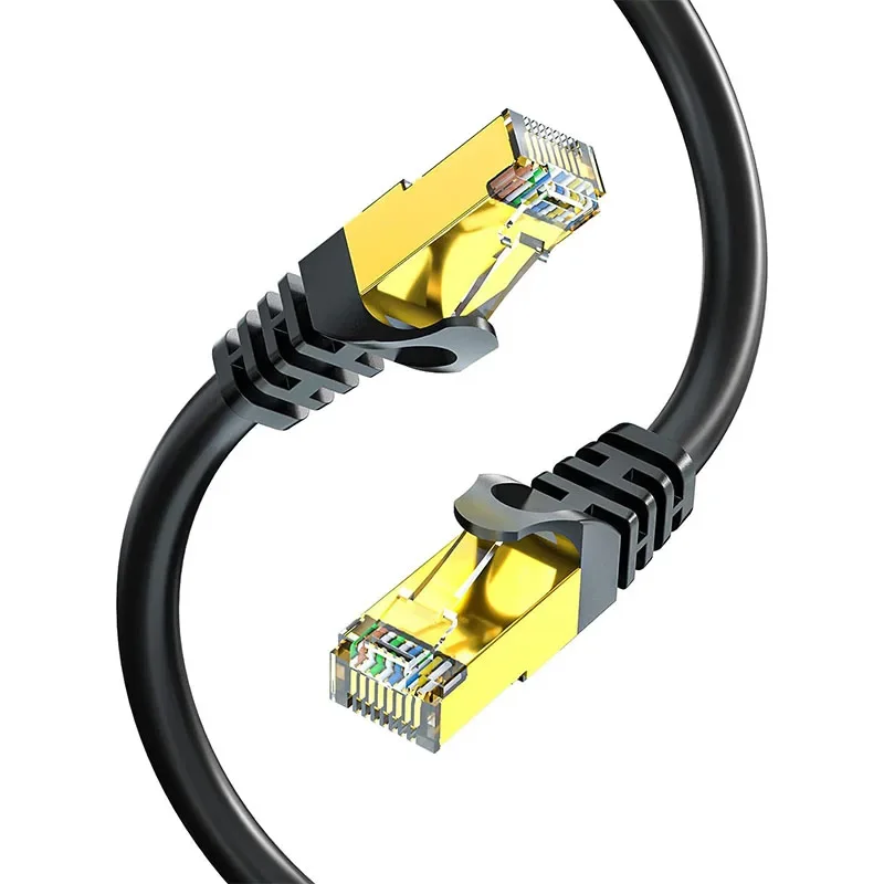 Cat6 Outdoor Ethernet Cable 200ft High Speed Support POE Cat 6 Cat5e Cat5 Waterproof Direct Burial