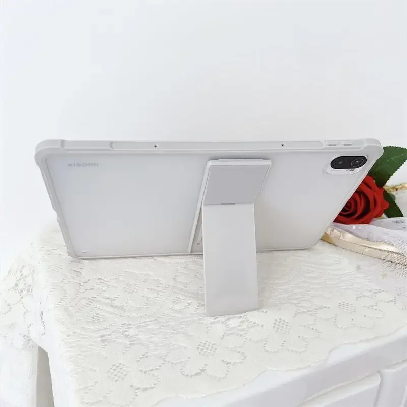 Matte Clear Hard PC Stand Tablet Case Cover