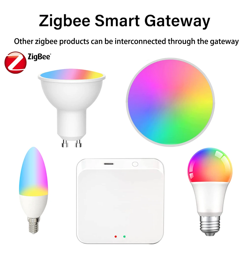 Tuya Zigbee 스마트 천장 조명 24W Zigbee Led 천장 램프 RGBCW Led 천장 조명 Alexa 스마트 램프 For Room Yandex Alice