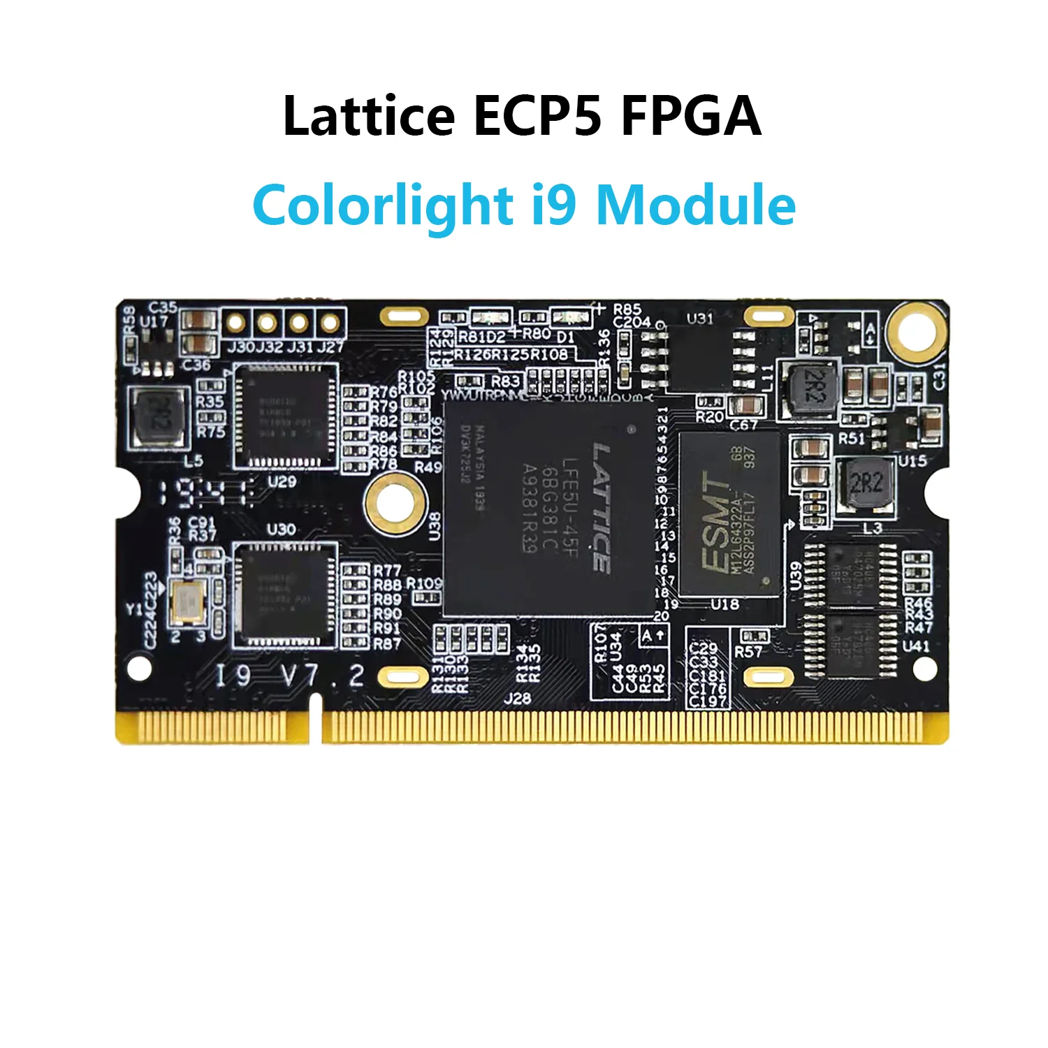 Решетка ECP5 FPGA RISC-V плата разработки Colorlight i9 модуль LFE5U Open Source Toolchain Решетка ECP5 FPGA RISC-V плата разработки Colorlight i9 модуль LFE5U Open Source Toolchain