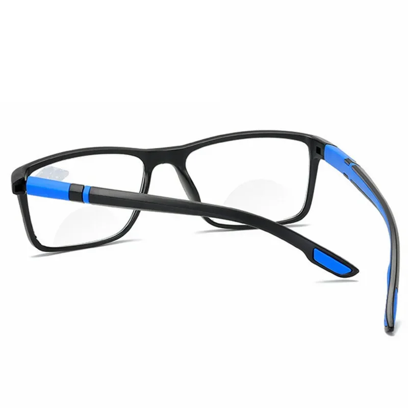 Vintage Square Frame Anti Blue Light Reading Glasses for Women Men Unisex Prescription Far Sight Diopter Eyeglasses Plus+1.0+1.5 5