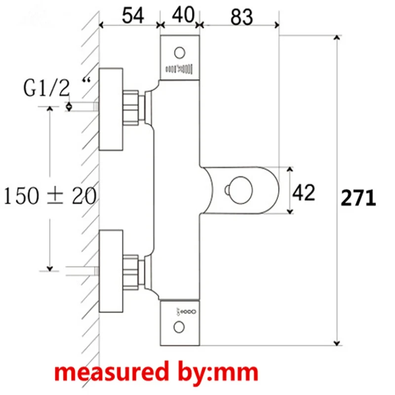 Chrome Thermostatic Shower Faucets Bathroom Thermostatic Mixer Tap Hot And Cold Bathroom Mixer Mixing Valve Bathtub Faucet