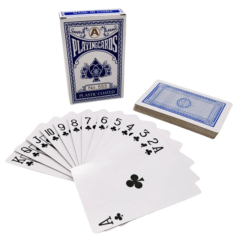 Grey Core Paper Poker King Deck Playing Cards Magic Tool Party Table Game 54 pieces/set playing cards poker set