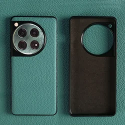 Premium Genuine Leather Handmade Phone Case - Elegant Back Cover - OnePlus 6T (Blue 6210)