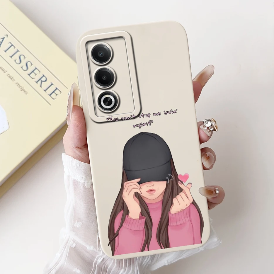 Cute Cartoon Pretty Girls Soft TPU Phone Case Bumper Cover